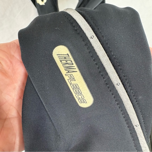 Pearl Izumi Medium Black Thermal Fleece Cycling Tights Padded drawstring NWOT - Picture 8 of 11
